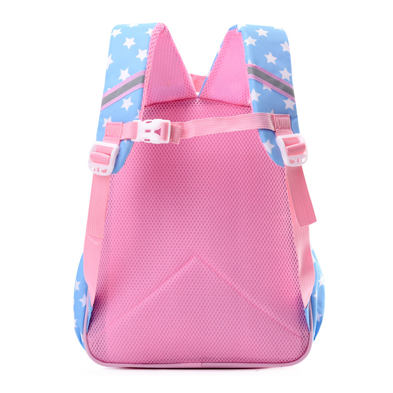 Lasteaedade koolikott dinozauru motiiviga, hingav Oxford-kangas, laienev disain, õhupatjadega õla kaitseks