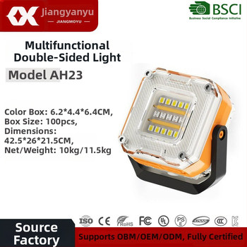 Mini telkimise LED-valgustus: kahekülgne, 360° pöörlemine, 5W, 1000mAh, AH23