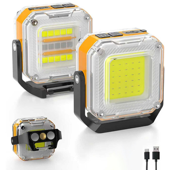 Mini telkimise LED-valgustus: kahekülgne, 360° pöörlemine, 5W, 1000mAh, AH23