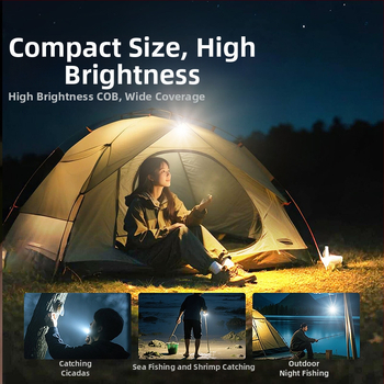 Mini telkimise LED-valgustus: kahekülgne, 360° pöörlemine, 5W, 1000mAh, AH23