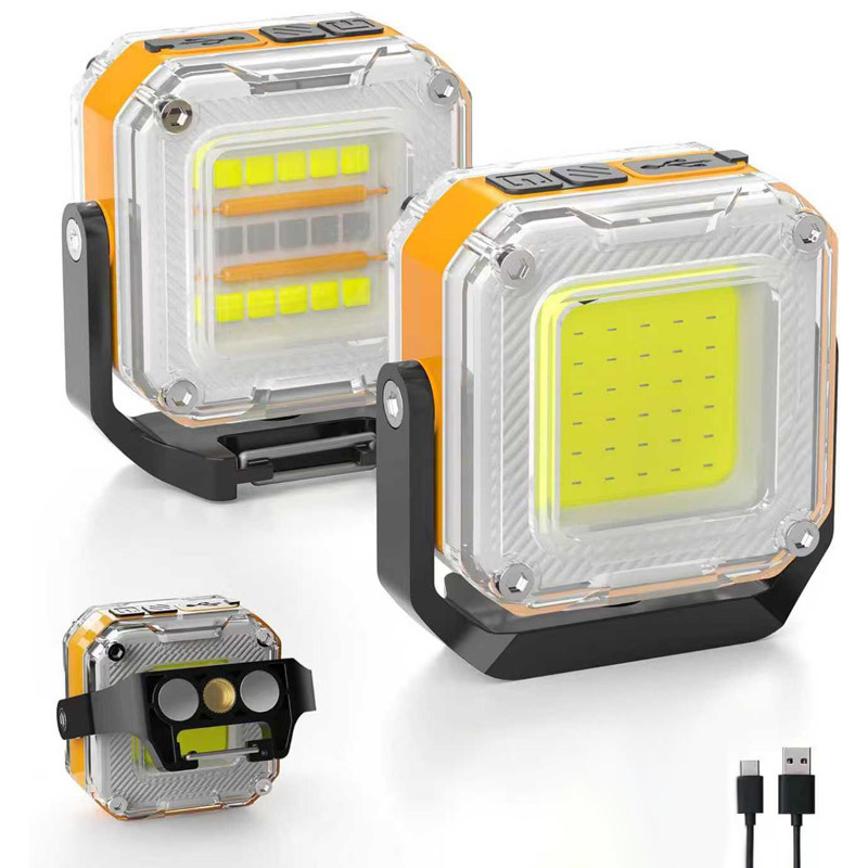 Mini telkimise LED-valgustus: kahekülgne, 360° pöörlemine, 5W, 1000mAh, AH23