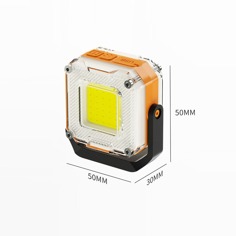 Mini telkimise LED-valgustus: kahekülgne, 360° pöörlemine, 5W, 1000mAh, AH23