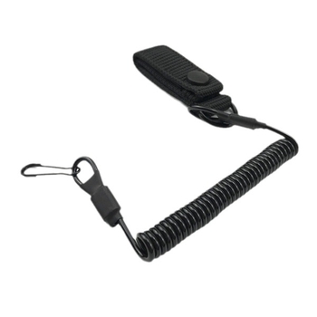 MOLLE relva kaelarõngas elastse turvakiiliga - plastikust, elliptiline klamber, konksiga kinnitamine, välistingimustes kasutamine, neljad hooajat