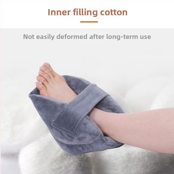 TW016 kandade padja jalgade hoolduseks — veluur ja kõva puuvill, kandade ja jala kaitse, õenduspadja, logotüübi trükk, kohandamine saadaval, 3-aastane garantii