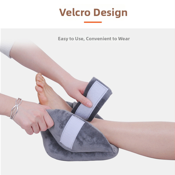 TW016 kandade padja jalgade hoolduseks — veluur ja kõva puuvill, kandade ja jala kaitse, õenduspadja, logotüübi trükk, kohandamine saadaval, 3-aastane garantii