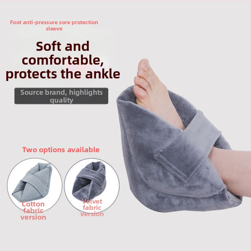 TW016 kandade padja jalgade hoolduseks — veluur ja kõva puuvill, kandade ja jala kaitse, õenduspadja, logotüübi trükk, kohandamine saadaval, 3-aastane garantii