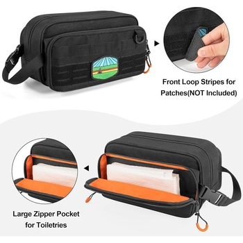 Taktiline reisikott meestele habemeajamiskorraldajaga