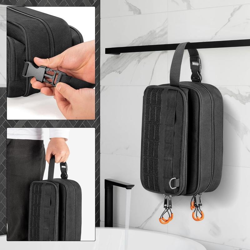 Taktiline reisikott meestele habemeajamiskorraldajaga