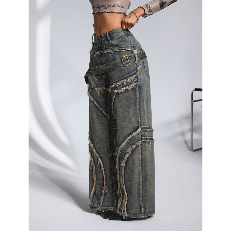 Meeste teksad fleece'iga voodriga, vaba lõige, sirge jalg, kahekordne vöökoht ja nööri sulgemine