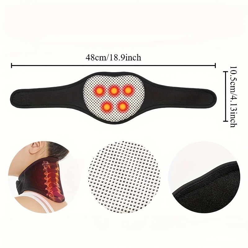 Soojendav magnetiline kaela toetus, mudel Z4218, reguleeritav soojus, Spandex materjal
