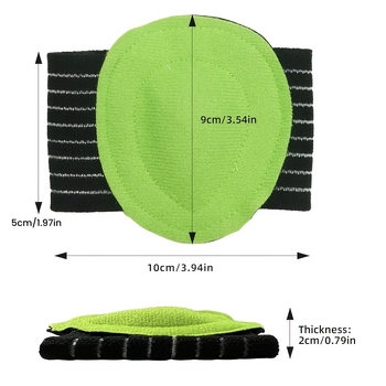 Arku toe sisetald metatarso padja – acetaatkiud, universaalne kasutus, tootekood jd601100059684441