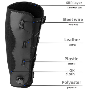 Säärekompressiooni kaitse reguleeritava nupuga – sobib korvpallile ja jooksmisele