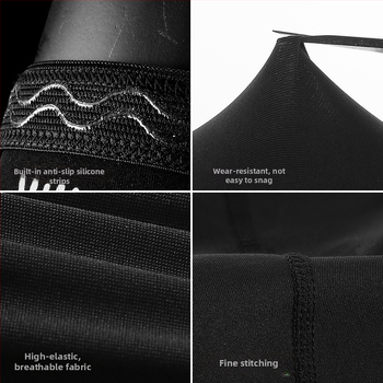 KAIIWIN Spordipõlvekaitsed – 85% nailon / 15% spandeks, täiskasvanutele, sobib korvpallile ja jalgpallile, silikoonist libisemisvastane