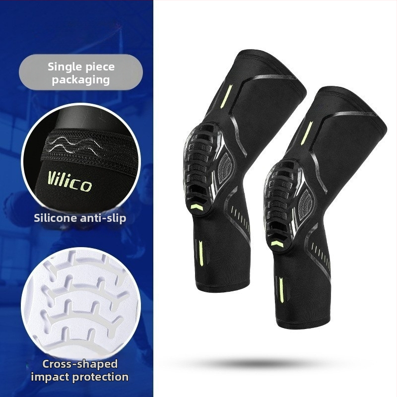 KAIIWIN Spordipõlvekaitsed – 85% nailon / 15% spandeks, täiskasvanutele, sobib korvpallile ja jalgpallile, silikoonist libisemisvastane