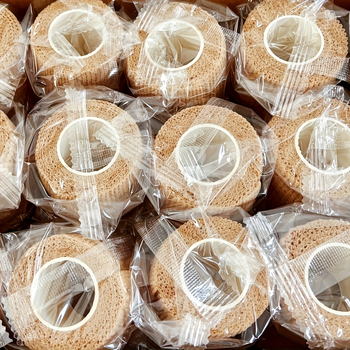 Gauze sideme rull isikleepuva elastse, õhu läbilasvusega haava hooldus, kaubamärk Grandma (Textile)