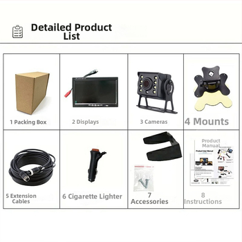 Auto tagurdusmonitor kahekordse ees- ja tagavaatega, resolutsioon 1024x600, sisendid CVBS/AHD720p/1080p, PAL/NTSC automaatne