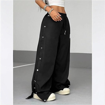 Cargo püksid, keskmine vöökoht, hip-hop tänav stiil, õmblustatud kangas, polüester 90–95%