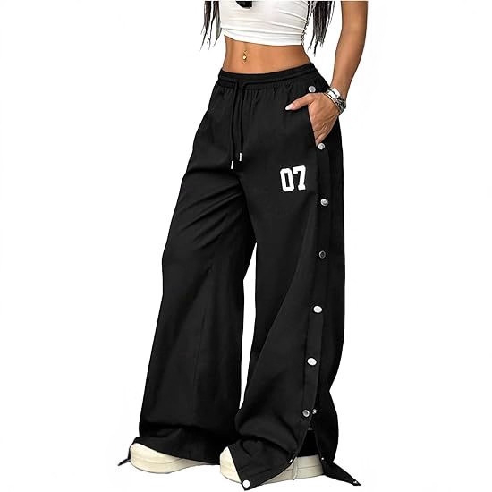 Cargo püksid, keskmine vöökoht, hip-hop tänav stiil, õmblustatud kangas, polüester 90–95%