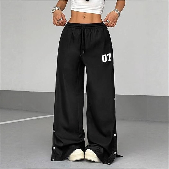 Cargo püksid, keskmine vöökoht, hip-hop tänav stiil, õmblustatud kangas, polüester 90–95%