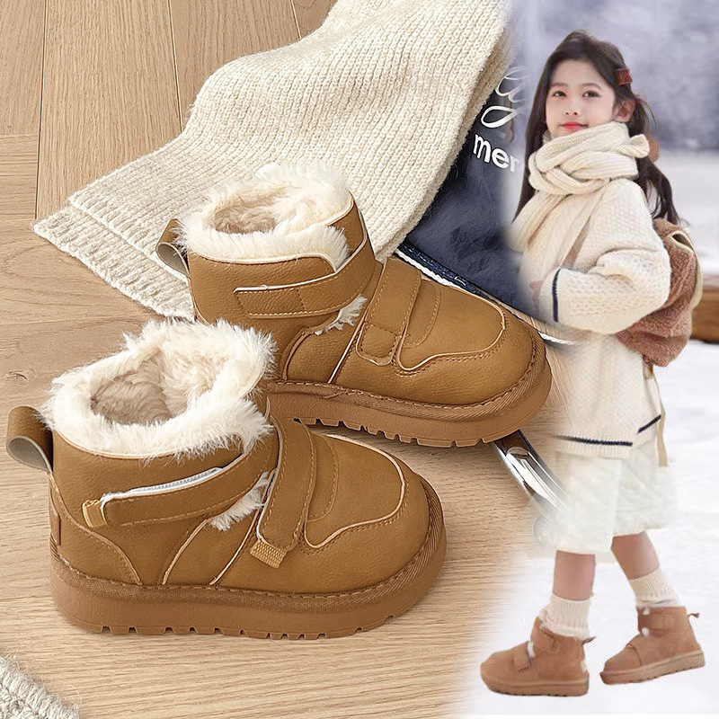 Nilkkbootid tüdrukutele mikrofibra ülaosaga, Korea stiilis, 7–16 aastat