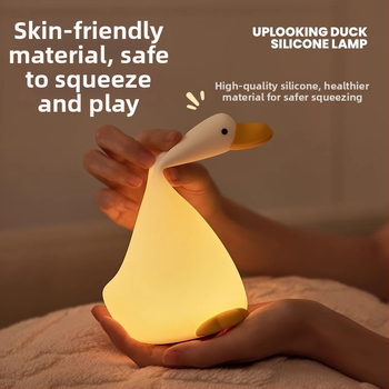 Silikoonist öövalgus pardiforma kujul, sisseehitatud akuga, karikatuurne stiil, taimer