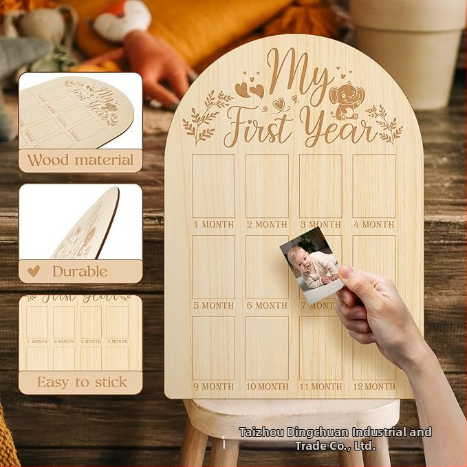 Beebide milestone fotoraam – Dingchuan, jaapani stiil, fotode paigutuse rekvisiit, materjal: Muu