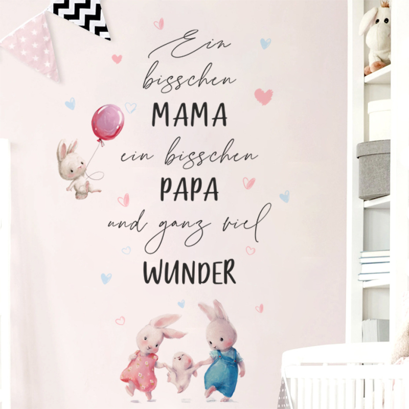 Seinasticker PVC – loomamotiiv, isekleepuv, veekindel, lame disain, 1 tk, elutuppa, magamistuppa ja laste toale