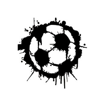 Karikatuurpoisi ja jalgpalli seina kleebis – eemaldatav PVC isekleepuv dekoratsioon, 1 tükk, elutuba või magamistuba