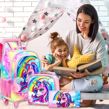 Laste koolirullkott, karikatuurmustriga, ultra-kerge, veekindel, kulumiskindel, selja kaitse, kohandatav