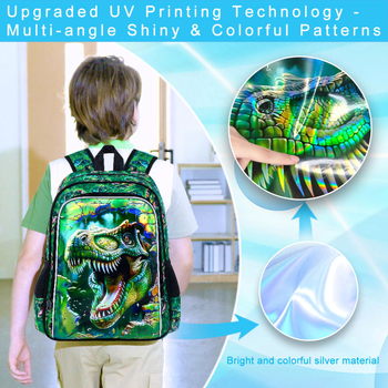 Laste seljakott kõverate õlarihmadega, hingav ja kerge polüesterist, anime muster