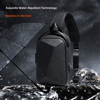 Meeste rinna kott, Oxford kangas, anti-theft lukustusega, sisemised taskud: lukuga tasku, telefoni tasku, ID-kaardi tasku, sülearvuti tasku, mudel F-5107