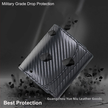 Telefonikott ehtsast nahast, ümmarguse kujuga, kaas-tüüpi avamine, salajane sektsioon, unisex