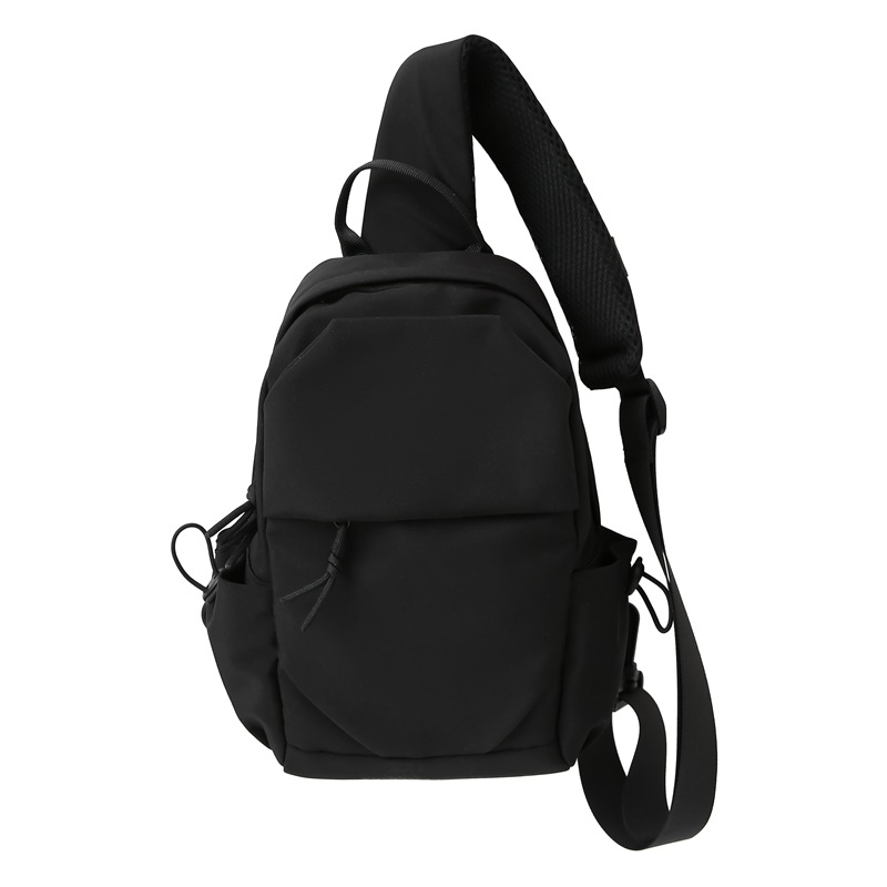 Geantă crossbody în stil street, nylon, primăvara 2024, închidere cu fermoar