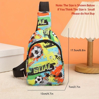 Meeste PU ristvõru kott vaba aja jaoks, aktiivse jalgpalli teema, SKU zk1731045071970341588