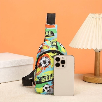 Meeste PU ristvõru kott vaba aja jaoks, aktiivse jalgpalli teema, SKU zk1731045071970341588