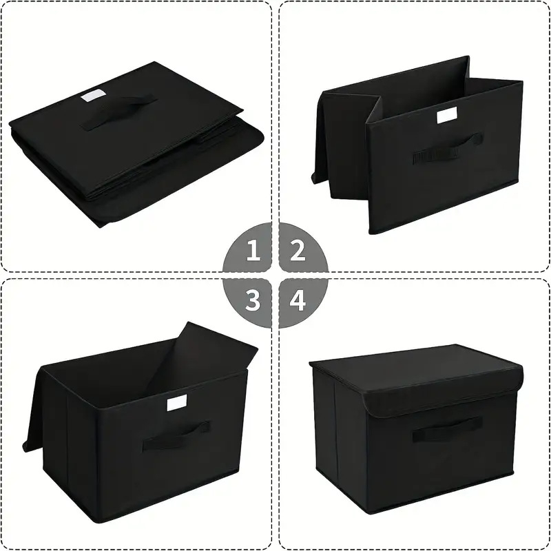 Riidehoiukarp — kokkupandav mittekootud materjalist hoidik, kahekordsete kaantega, eraldatud sektsioonidega, mahutavus 10