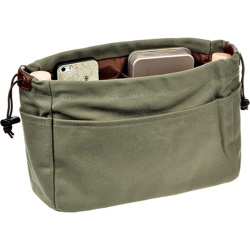 Kangas kosmeetika kott nöörluku ja kaanega - naiste meigikot, vertikaalse ruudu kujuga, ühtlane värv, polüestervooder