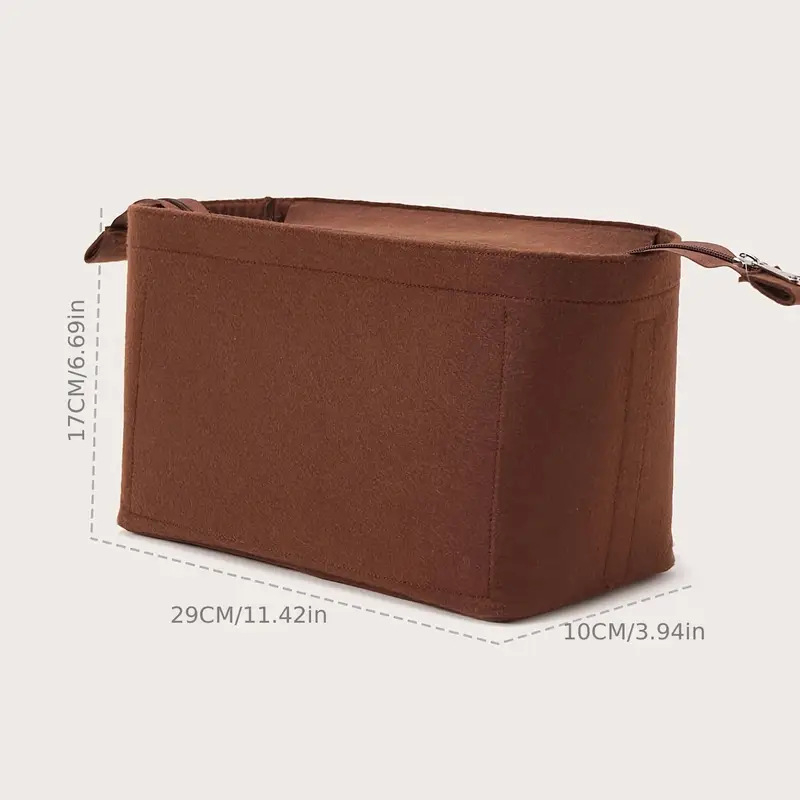 Felt-kotis sisemine kott kosmetika jaoks – kerge ja kompaktne hoiustamiskoostaja | Bränd: Excellent | Materjal: Felt | Muster: Ühevärviline | Funktsioon: Saab hoiustada | Talv 2024