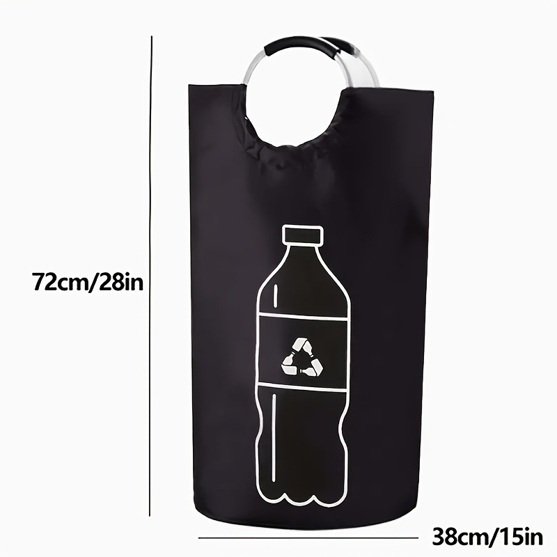 Geantă de rufe din material textil și coș pentru haine murdare - pliabilă, ușor de transportat, multifuncțională (spălare/jucării), material nețesut, DX212