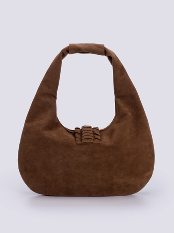 Nubukist Tote kott, Euroopa ja Ameerika vintage stiil, ovaalne kuju, magnetlukk, polüester vooder