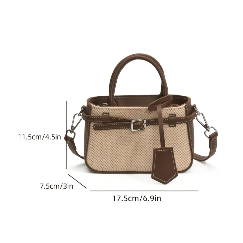 Õlakott PVC, igapäevase stiiliga, vertikaalne ruudukujuline kuju, sametvooder, lukuga sulgemine