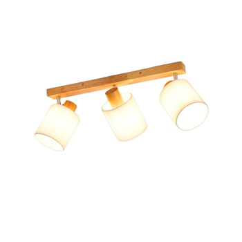 LED laevalgustus E14 baasi, puidust korpus ja klaasivarjuga, pööratav ja kokkupandav, sobib elutoa ja söögitoa jaoks, valgustusalad 5–10 m², pinge ≤36V