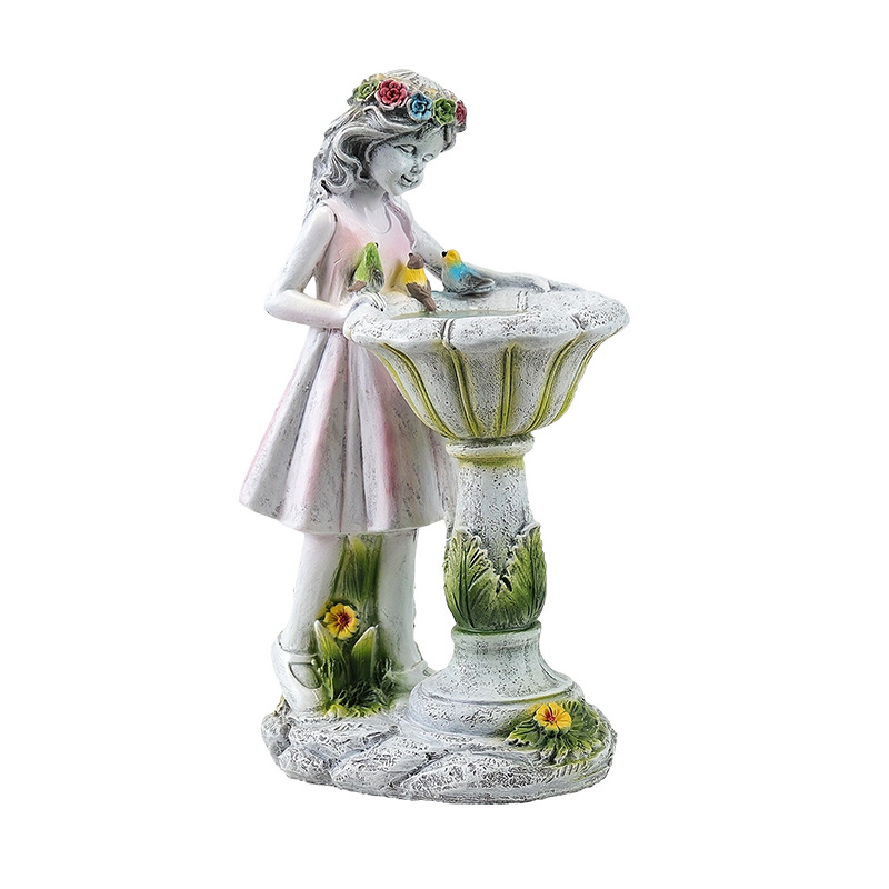 Resiinist aias haldja kuju – Ameerika Country stiil, XZ018 Small Fairy, Bränd XinZhan Electronics