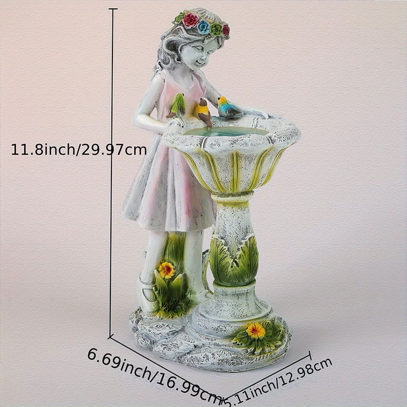 Resiinist aias haldja kuju – Ameerika Country stiil, XZ018 Small Fairy, Bränd XinZhan Electronics