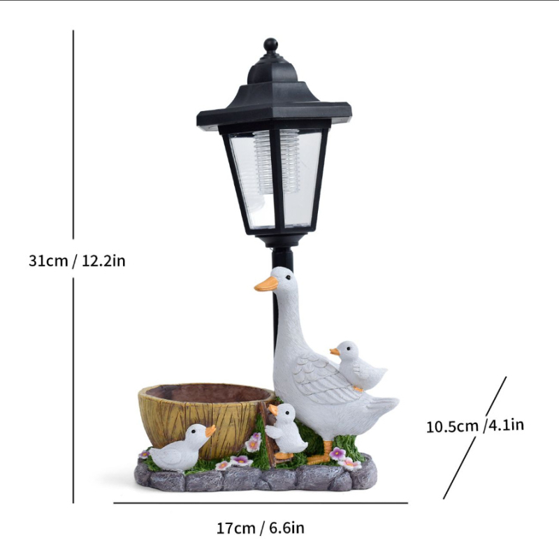 Baiying resiinist pardifiguur välistingimustesse aeda, pastoraalne loomakujundus, tootekood Ld-055