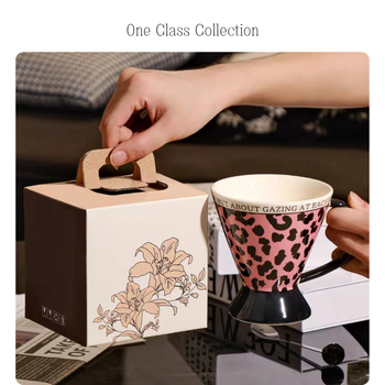 Keraamiline kruus leopardimustriga, hiina stiilis, sobiv reklaamkingitus meestele, sünnipäevaks ja jõuludeks