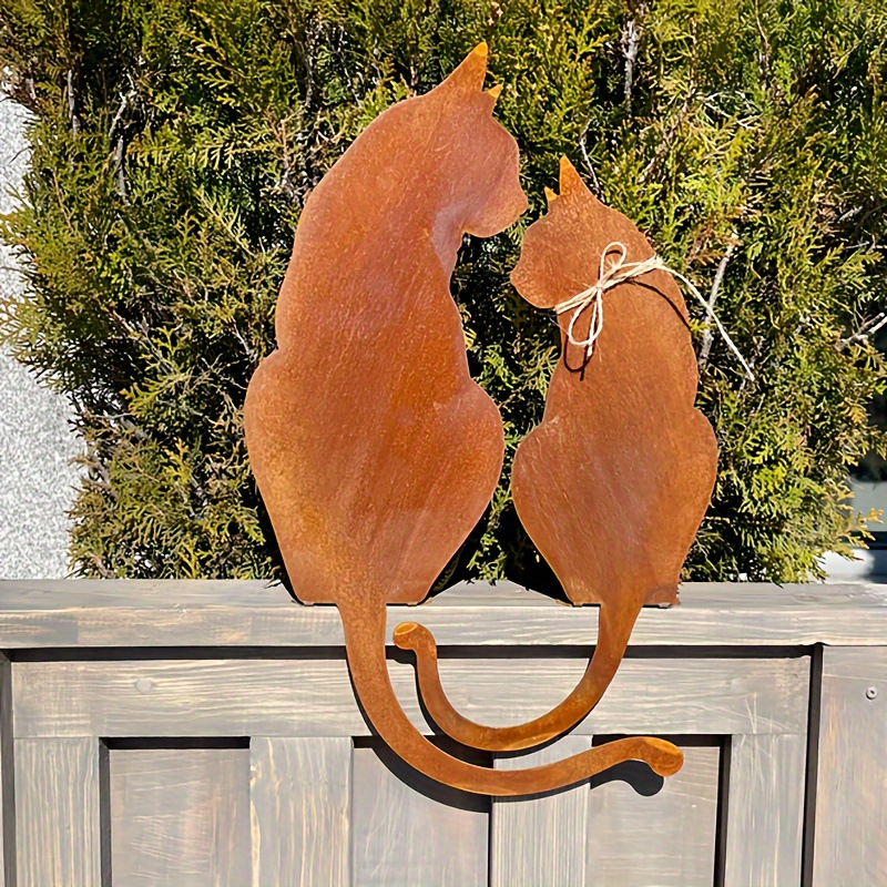 Aia metalli kassi paar siluett dekoratsioon, raud, Huameida Crafts, Ameerika stiil