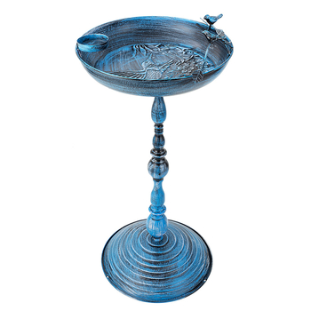 Raudmetallist linnuvann romaanikolonni disainiga, kaal 1400 g, tootekood Yf49030201