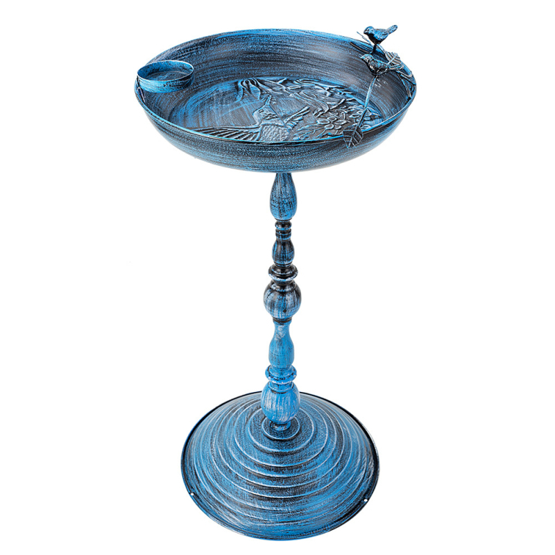 Raudmetallist linnuvann romaanikolonni disainiga, kaal 1400 g, tootekood Yf49030201