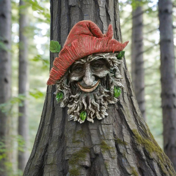 Vaigust valmistatud puuoksale riputatav ornament väljas aeda, kaasaegne minimalistlik stiil, mudel 1144